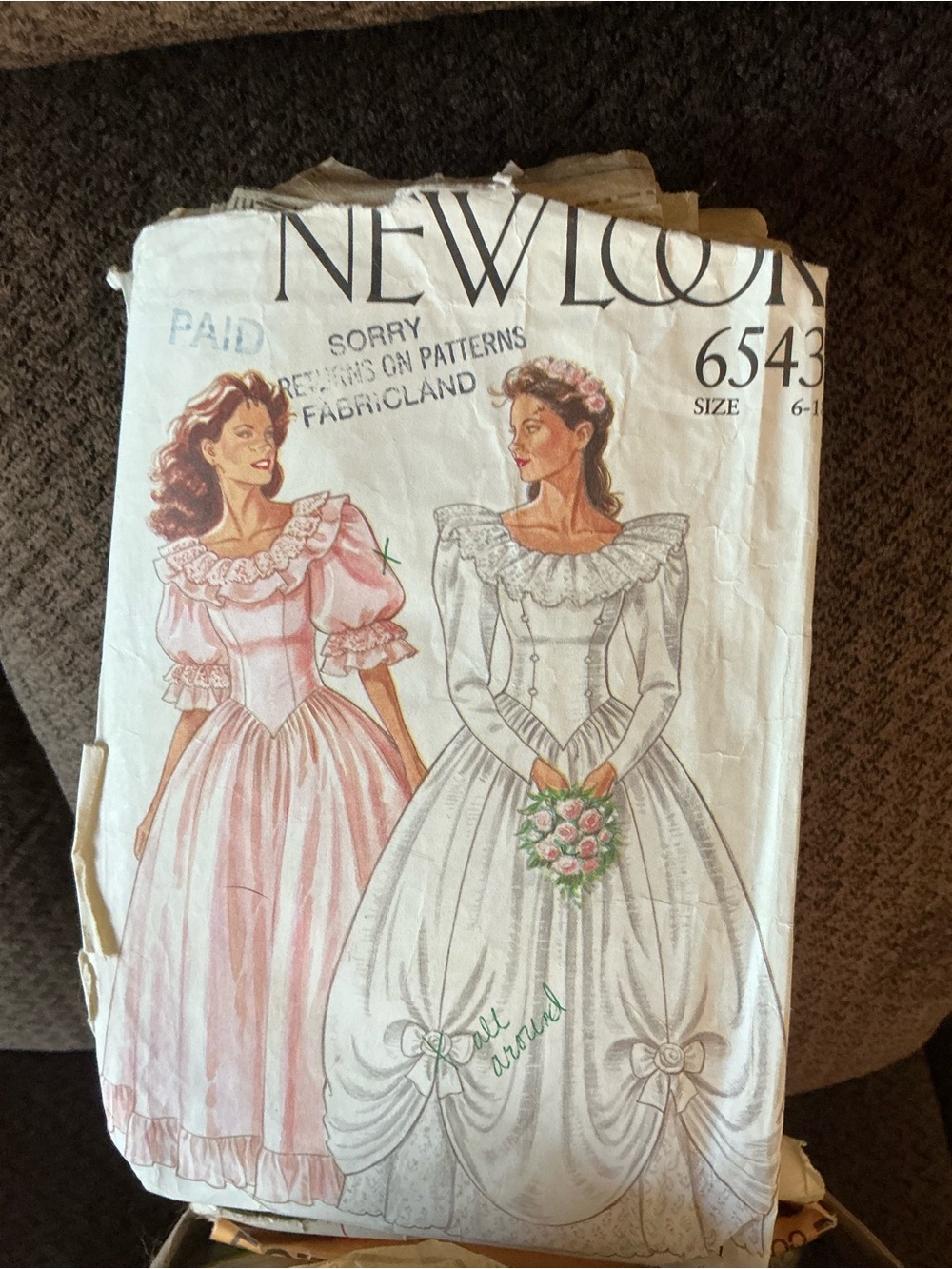 Bundle lot vintage clothing clothes patterns sewing McCalls Butterick Simplicity - Picture 5 of 5